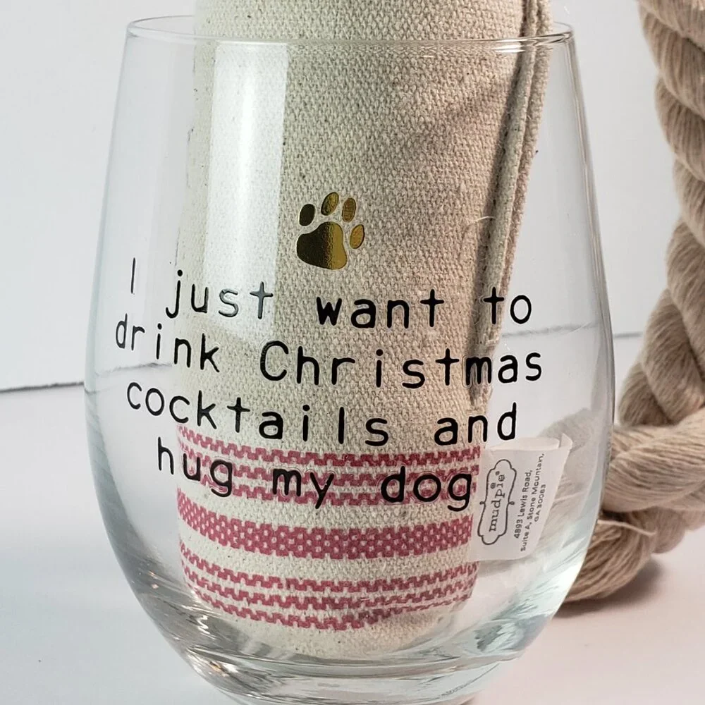 🍷🐾 Wine Glass & Dog Toy Sets - Perfect for Pet Lovers and Wine Enthusiasts! 🐶